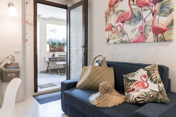 Living area - Resilience Tropical Apartment&Room (App. Flamingo) (Porto Sant'Elpidio)