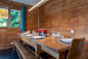 Dining - Le Relief - Maison avec magnifique vue montagne (Saint-Gervais-les-Bains)