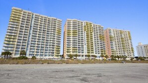 A high-rise residential building with multiple balconies and a flat roof. - Baywatch Resort Incredible Oceanfront Family Dream Maker (North Myrtle Beach)