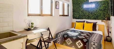 1 sovrum, strykjärn/strykbräda, wi-fi och sängkläder