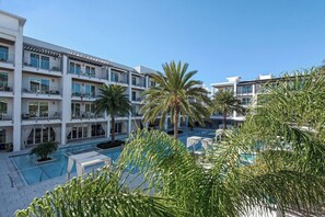 Una piscina riscaldata