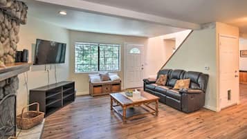 TV connectée, cheminée