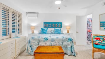 2 bedrooms, iron/ironing board, travel crib, WiFi