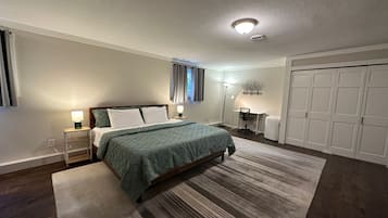 2 habitaciones, escritorio, wifi gratis y ropa de cama