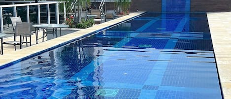 Deluxe Apartment | Pool | Outdoor pool, a heated pool