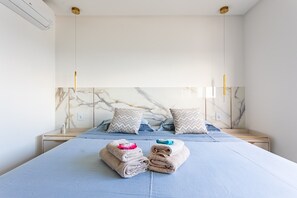 Apartamento luxo | 3 quartos, roupas de cama premium