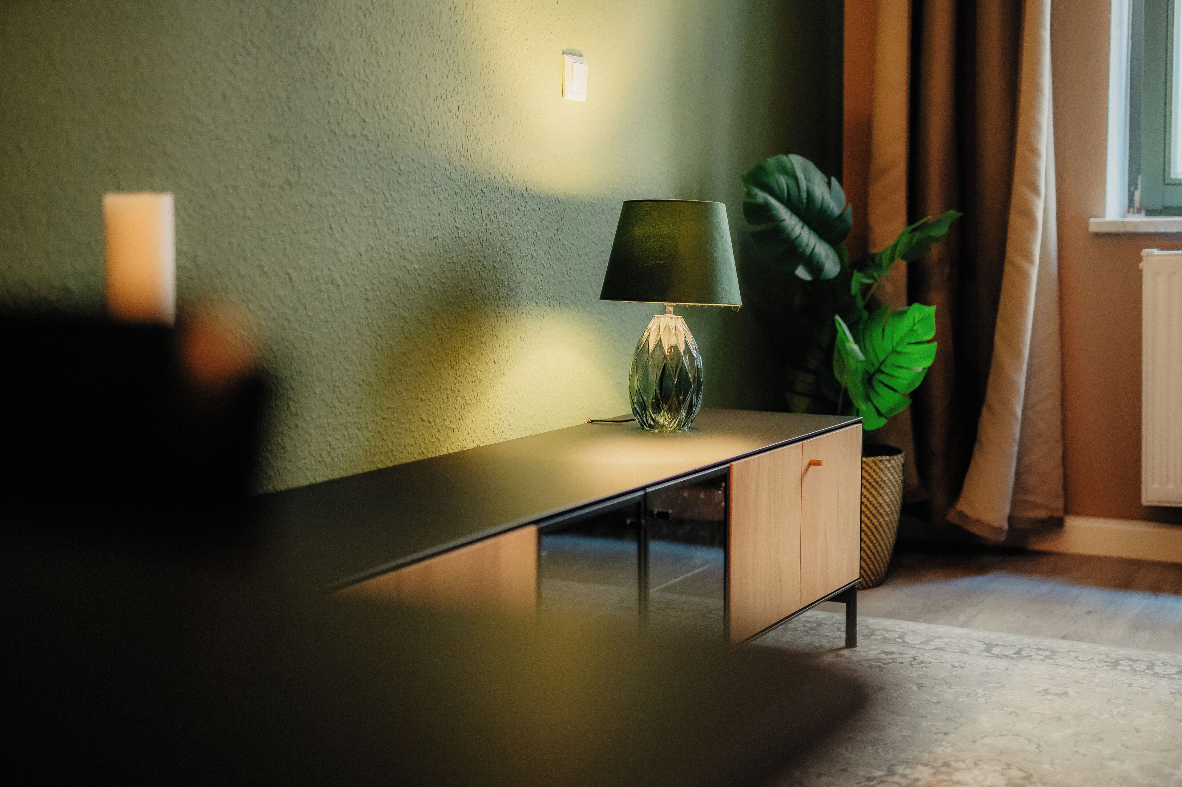 *Living* 2-Room Apartment with Kitchen | Living area | 45-inch Smart TV with cable channels, Netflix, streaming services