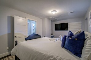 Desk, iron/ironing board, travel crib, free WiFi