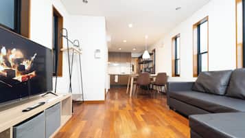 City Villa | Living area | 50-inch LED TV with digital channels