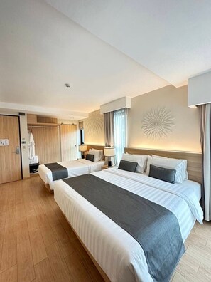 トリプルルーム | ミニバー、セーフティボックス (室内)、ノートパソコン用作業スペース、WiFi (無料)