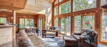 Game Room, Deck + Views: Idyllic Slaty Fork Cabin