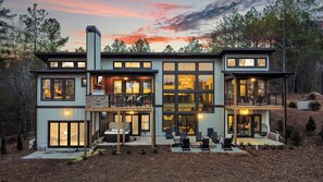 Exterior - Higher Ground ~ Modern Cabin w/ Heated Indoor Pool ~ Hot Tub ~ Fire Pit (Ellijay)