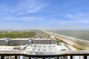 Property grounds - Oceanfront condo with hot tubs, in/outdoor pools, tennis, game room, gym, W/D (Myrtle Beach)