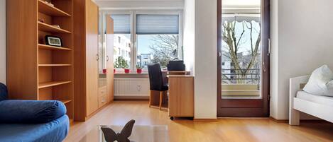 TV, DVD player, stereo