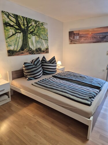 Holiday Apartment 'Ferienhaus Hofmark' with Private Terrace, Wi-Fi and Air Conditioning