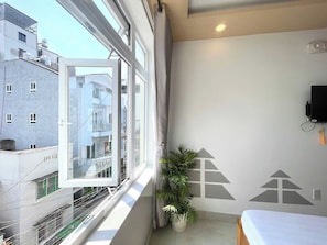 Deluxe Double or Twin Room, 2 Queen Beds, City View | Premium bedding, down comforters, memory foam beds, minibar