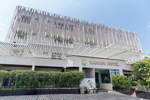 Overnatningsstedets facade