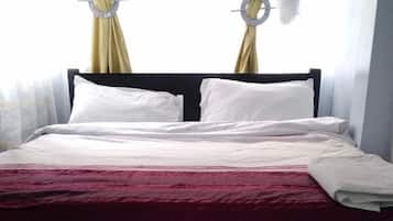 Free WiFi, bed sheets