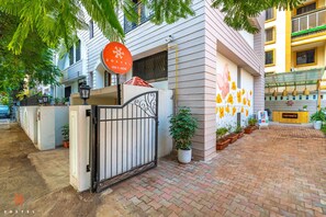 Façade de l’hébergement