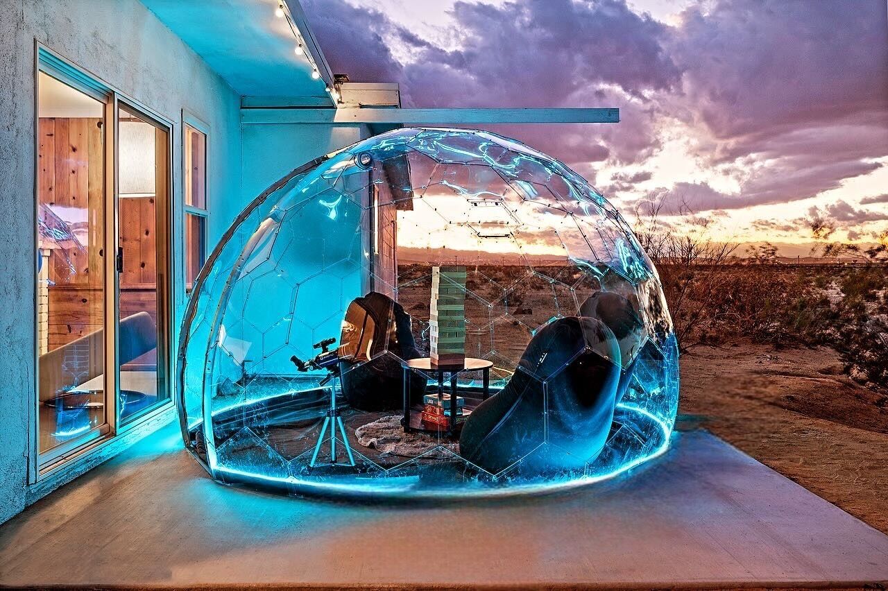 Desert Playground - Unique Dome -Private Oasis w/Hot Tub Near Joshua Tree NP