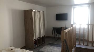 1 quarto, roupa de cama