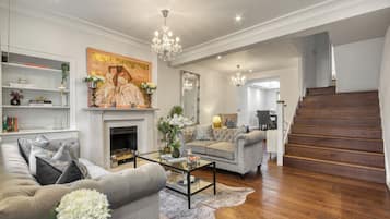 Smart TV, fireplace, offices