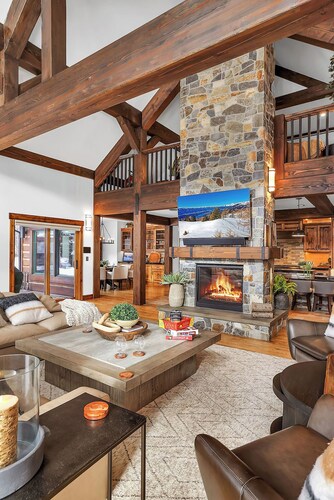 True Ski‑In/Out • 12' Swim Spa • Warm Modern Mountain Estate