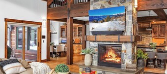 True Ski‑In/Out • 12' Swim Spa • Warm Modern Mountain Estate