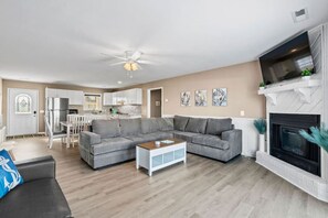 Smart TV, video games, foosball, offices