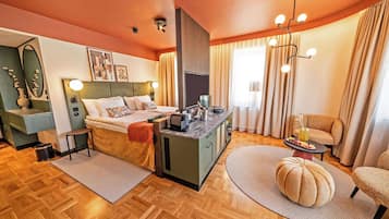 Chambre Deluxe, balcon | Literie hypoallergénique, minibar, rideaux occultants
