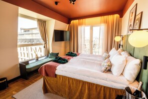 Habitació superior, balcó | Roba de llit hipoal·lergògena, minibar i cortines opaques 