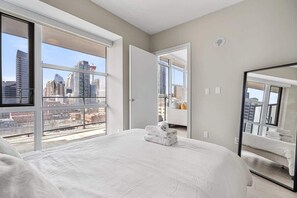 2 bedrooms, iron/ironing board, travel cot, WiFi