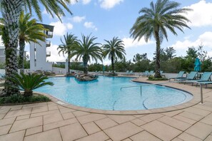 Una piscina riscaldata