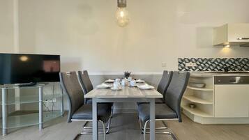 Condo | Private kitchen | Fridge, microwave, oven, stovetop
