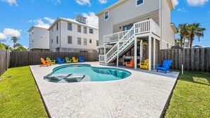 Pool - 4Br w/ Private pool, sleeps 12, 4 minutes to the beach, dog friendly (Gulf Shores)