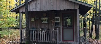 Private 27 acres with trails in the woods a covered bridge & other out buildings