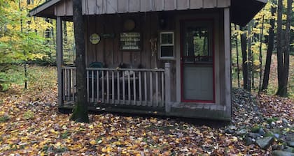 Private 27 acres with trails in the woods a covered bridge & other out buildings
