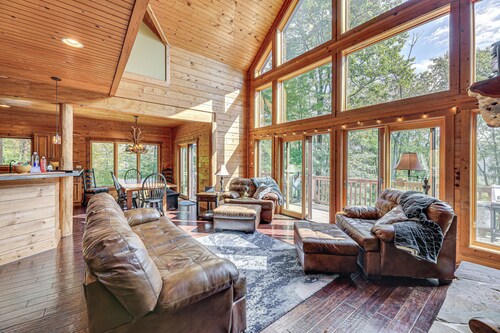 Game Room, Deck + Views: Idyllic Slaty Fork Cabin