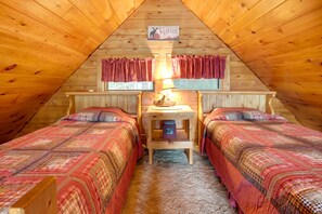 House (1 Bedroom) | Interior - Lakefront Ogema Vacation Rental Cabin w/ Fire Pit! (Ogema)