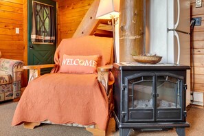House (1 Bedroom) | Interior - Lakefront Ogema Vacation Rental Cabin w/ Fire Pit! (Ogema)