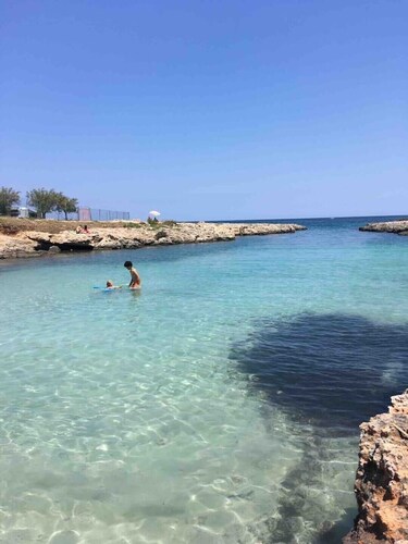 Beautiful spacious seaside palazzo. Terrace panoramic sea views & dipping pool.