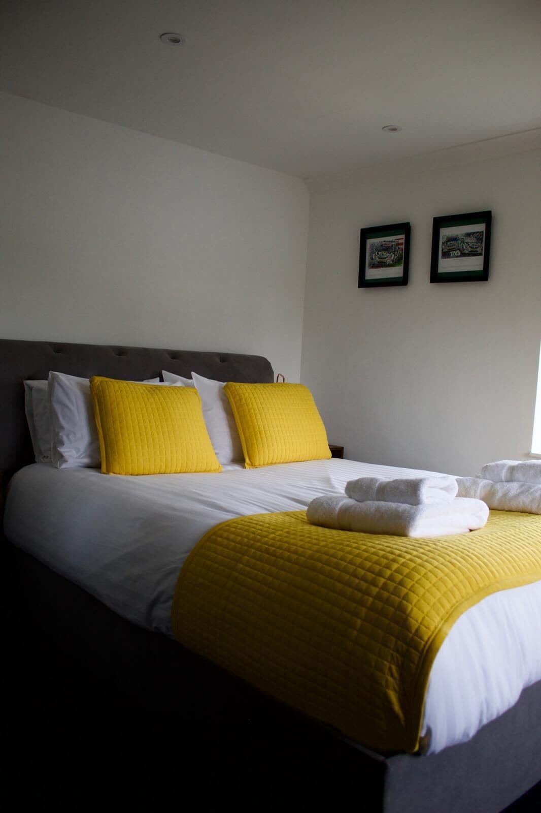 Premium bedding, memory foam beds, individually decorated