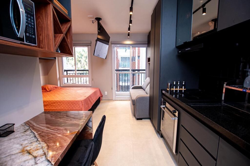 1 quarto, escrivaninha, ferros/tábuas de passar roupa, Wi-Fi de cortesia