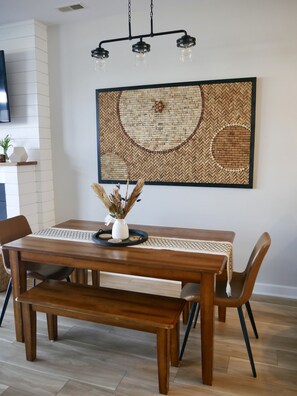 Dining - Newly remodeled, charming townhome nestled in heart of downtown New Buffalo! (New Buffalo)