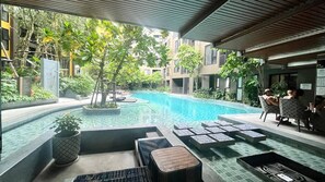 Appartement, 1 chambre, accessible aux personnes à mobilité réduite, balcon | Piscine