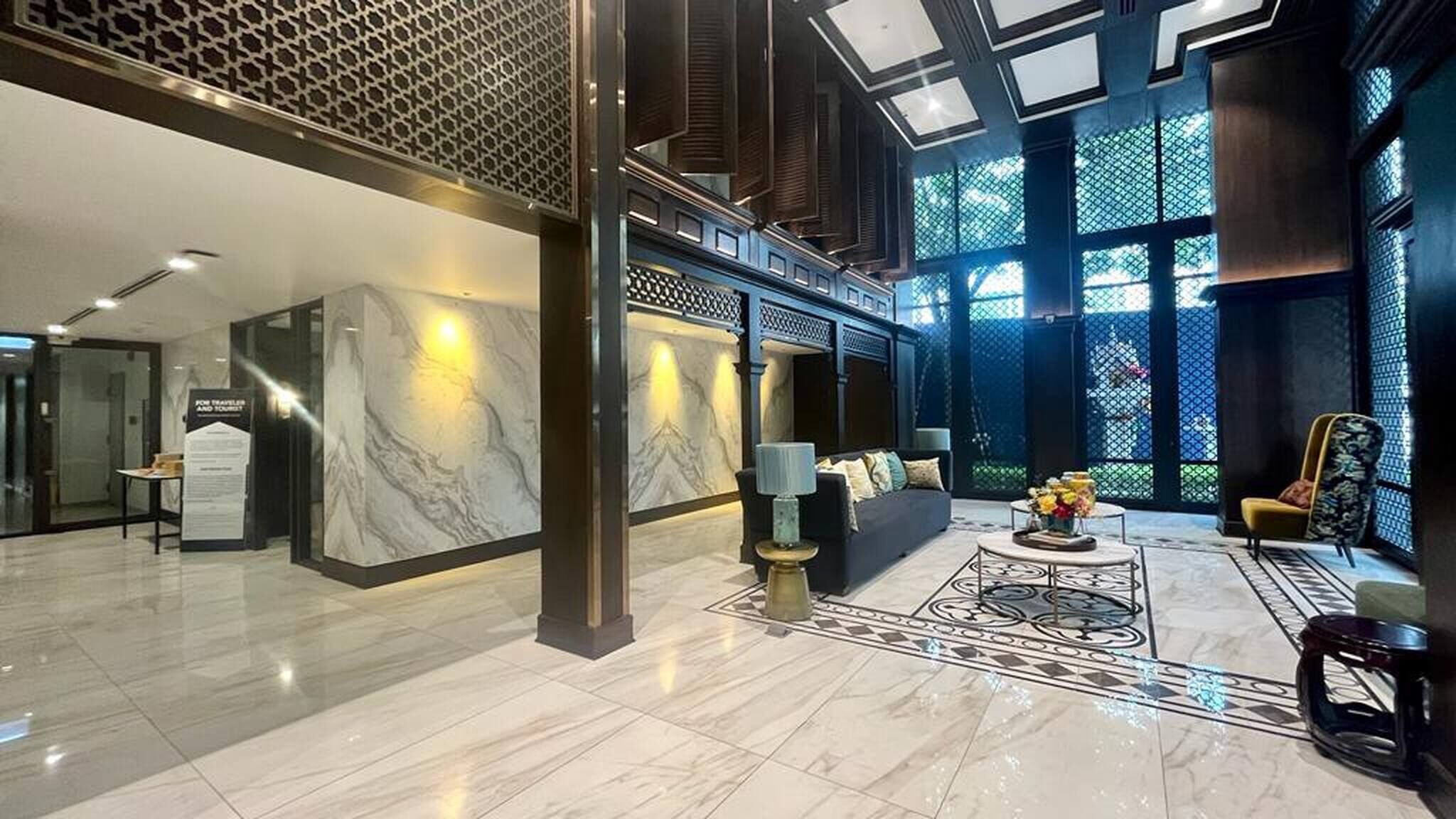 Departamento, 1 habitación, con acceso para personas discapacitadas, balcón | Lobby