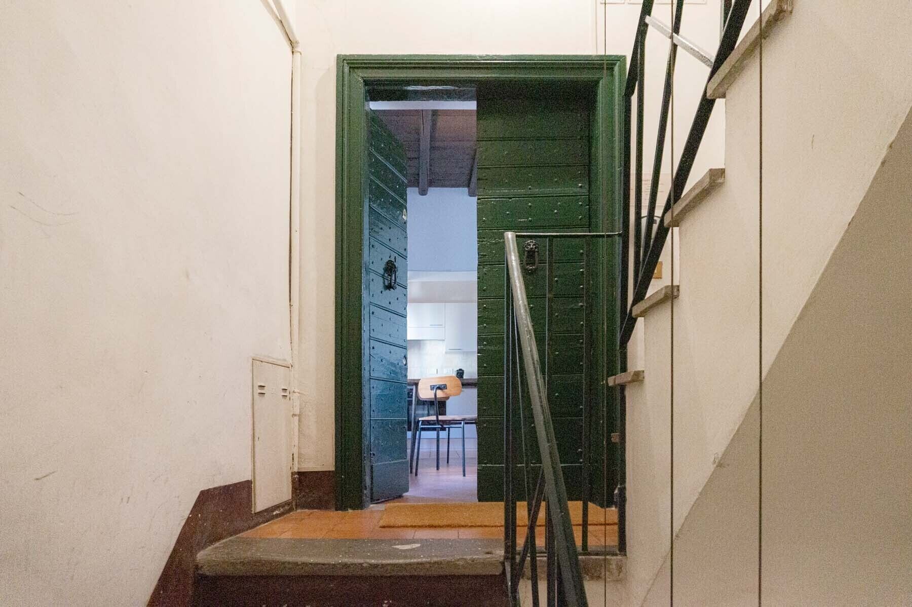 Interior entrance
