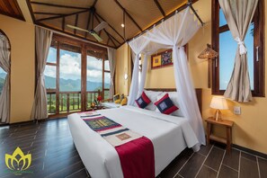 Premium bedding, memory foam beds, minibar, individually decorated - Hanasa Pu Luong Resort (Ba Thuoc)