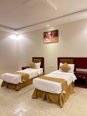 2 bedrooms, in-room safe, blackout curtains, soundproofing