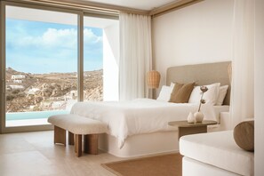 Pool Suite with Side Sea View - Mykonos Flow - Super Paradise, Adults Only by Mr and Mrs White (Mykonos)
